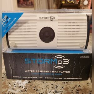 Storm White Water Resistant MP3 Player